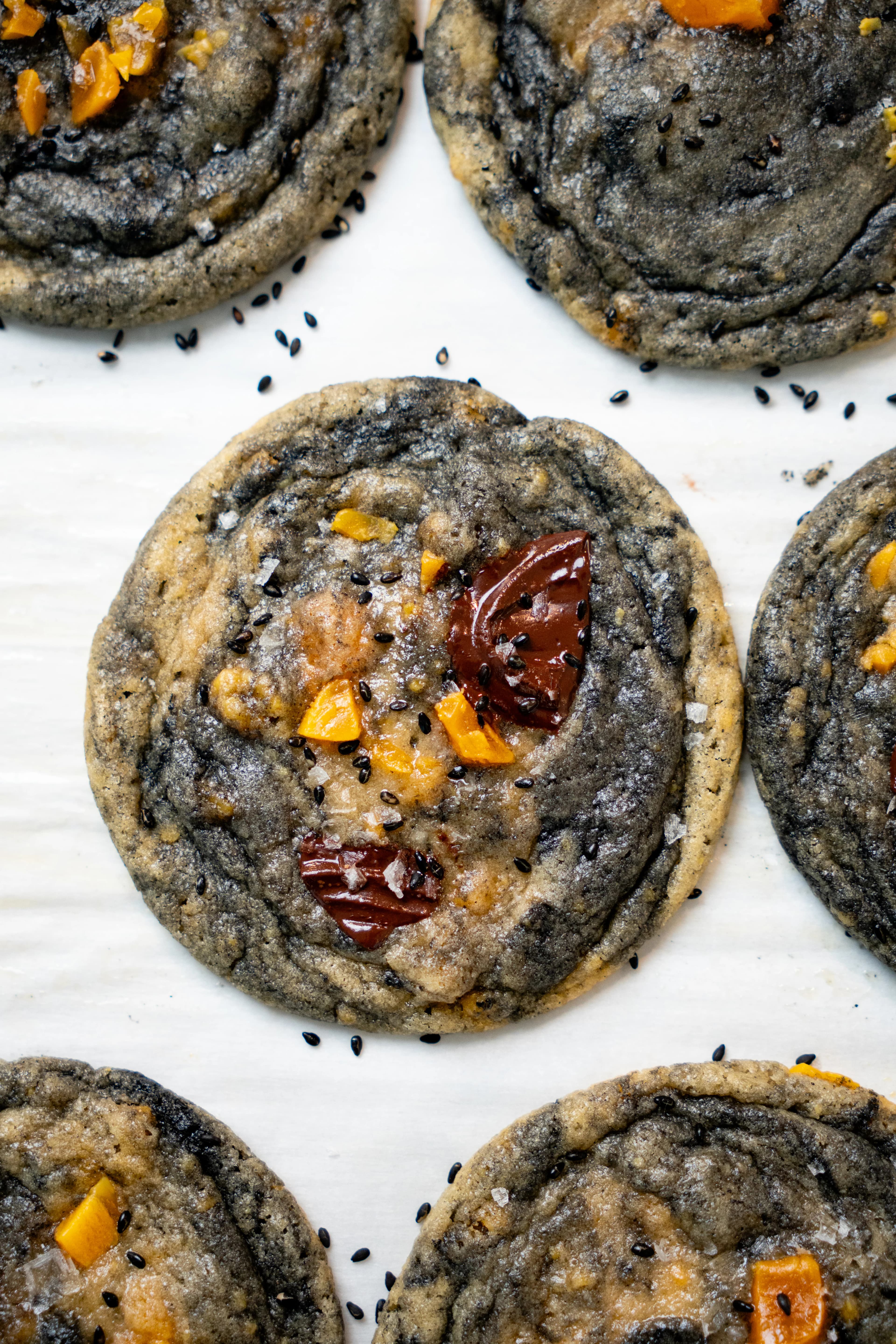 Picture for Black Sesame Salted Egg Yolk Cookies